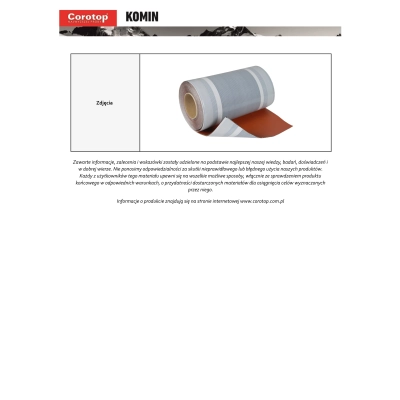 Taśma kominowa butylowa K-FLEX 280mm x 5mb